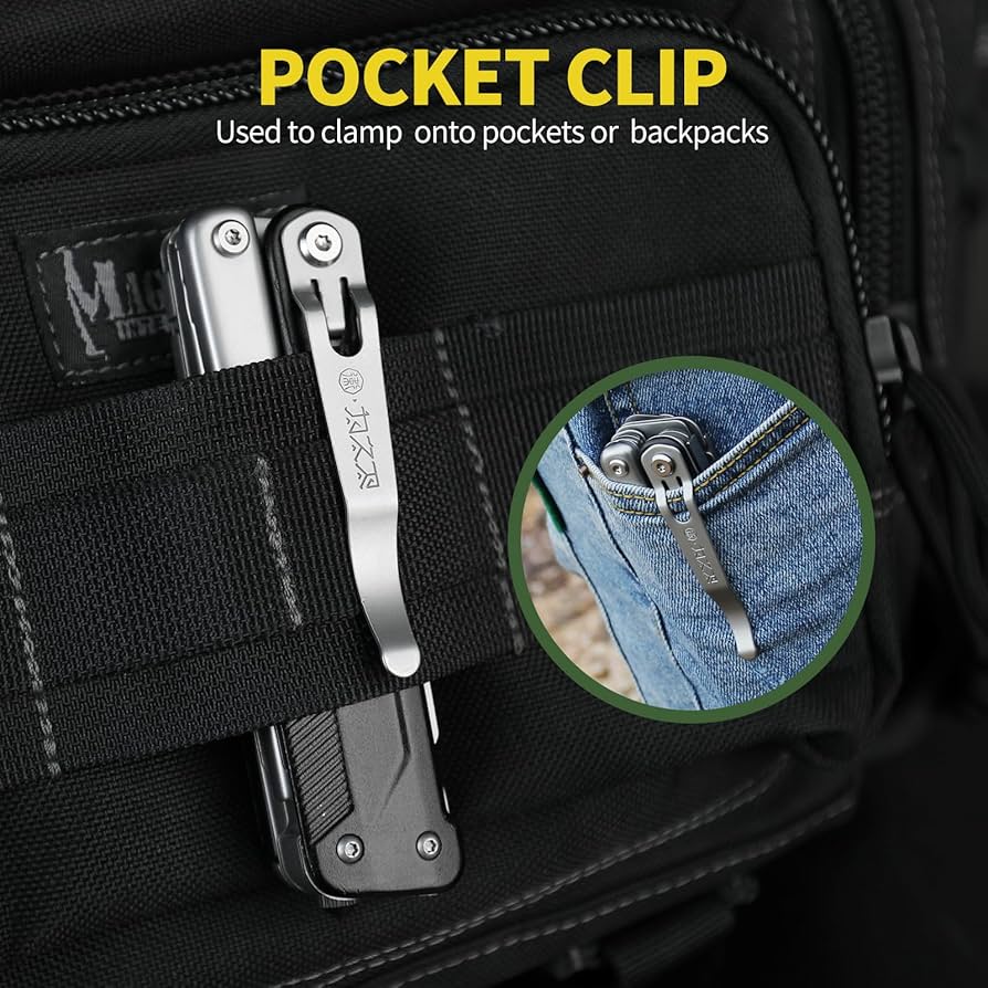 【WHIMSIC】MULTI-FUNCTION FIELDCOAT&VEST WETACTICS outdoor multifunctional folding tool, tungsten